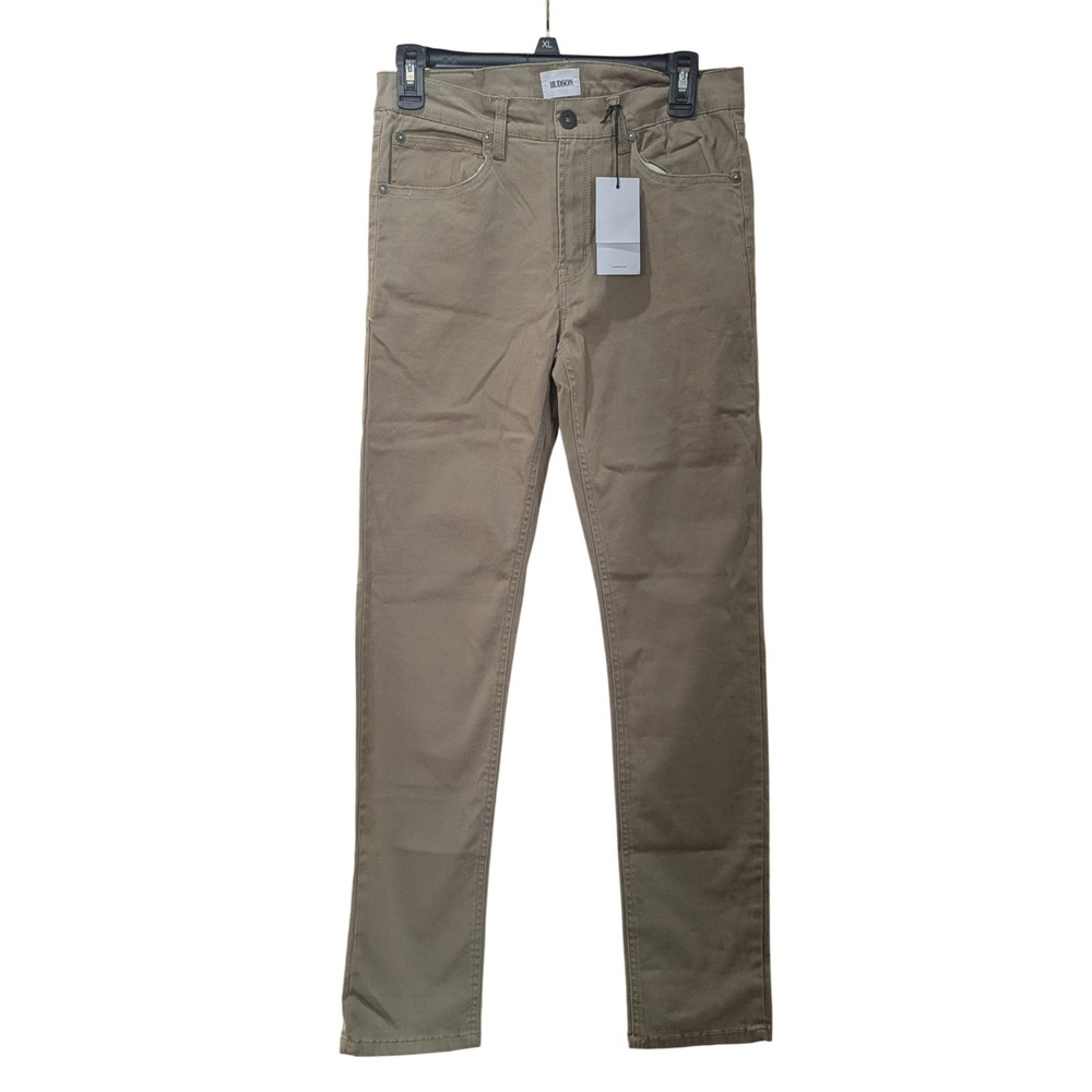 Hudson Kids Jagger Slim Straight Leg Khaki Tan Chino Pants Boys Size 18 NWT
